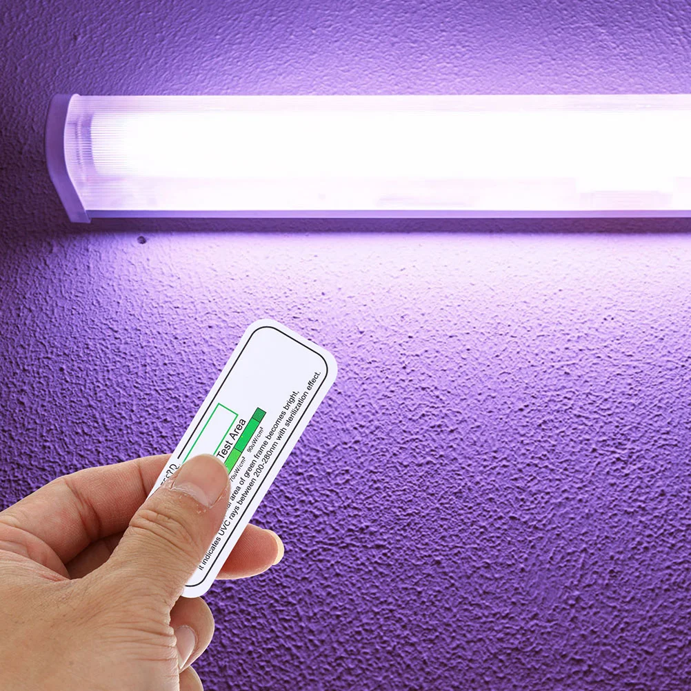 

UV Test Card Light Effects Tester Cards Durable Discoloration Detection Uvc Testing Uvc-uva Indicator Small Indoor Identifiers
