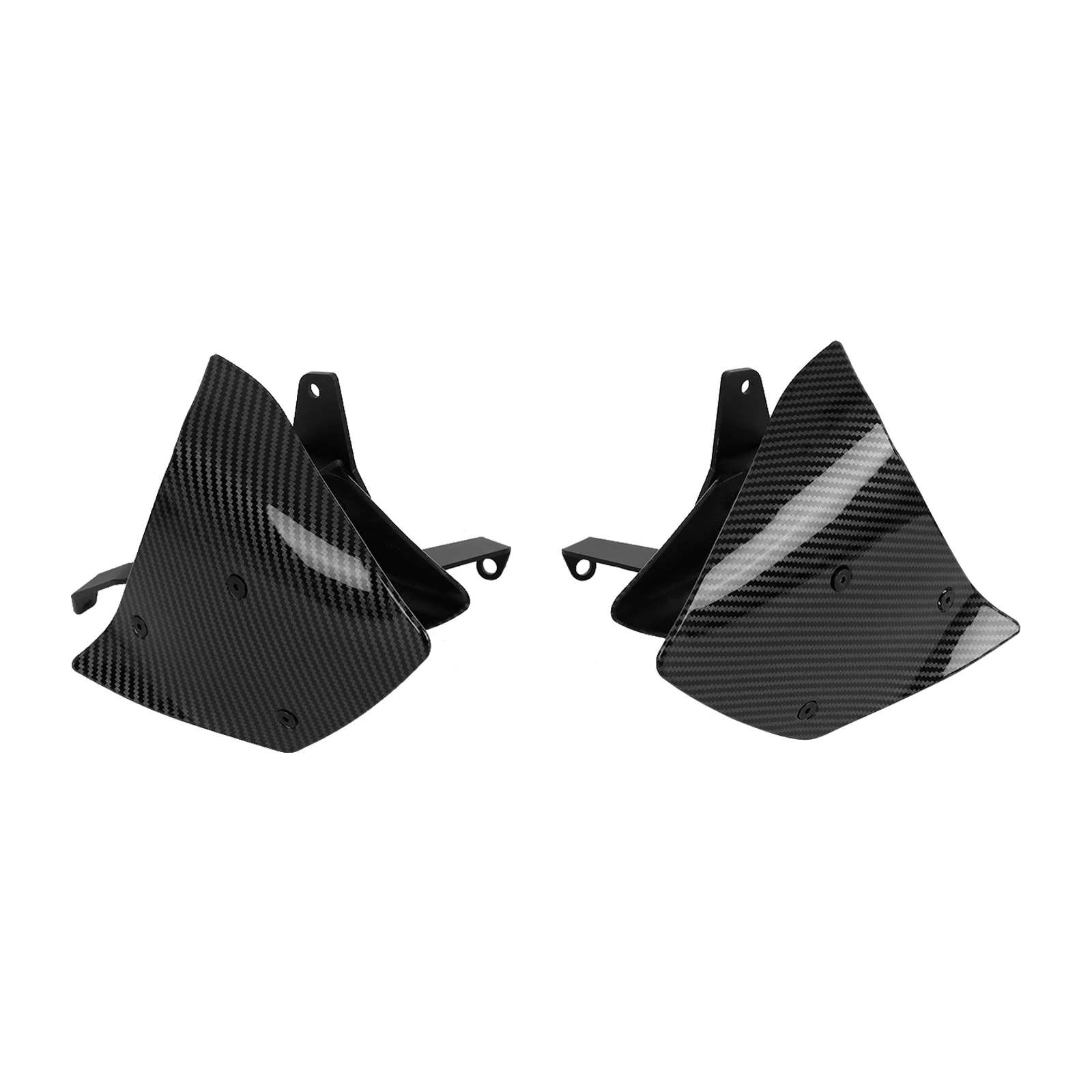 Фото Комплект боковых спойлеров (дефлекторов) для BMW R1300GS 2023-2026: аэродинамические крылья-винглеты для нейкед-мотоциклов №2