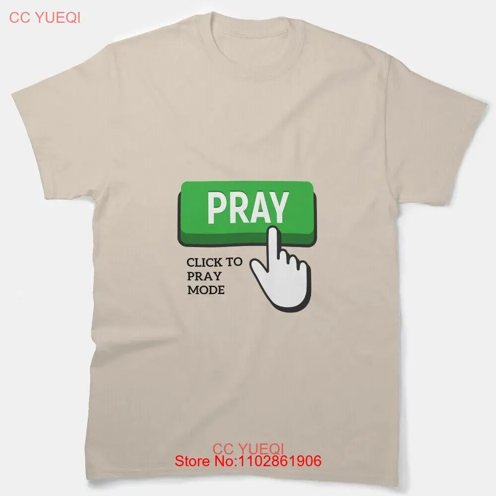 Лидер продаж! Модная Классическая футболка молитвенного дизайна Размер Φ