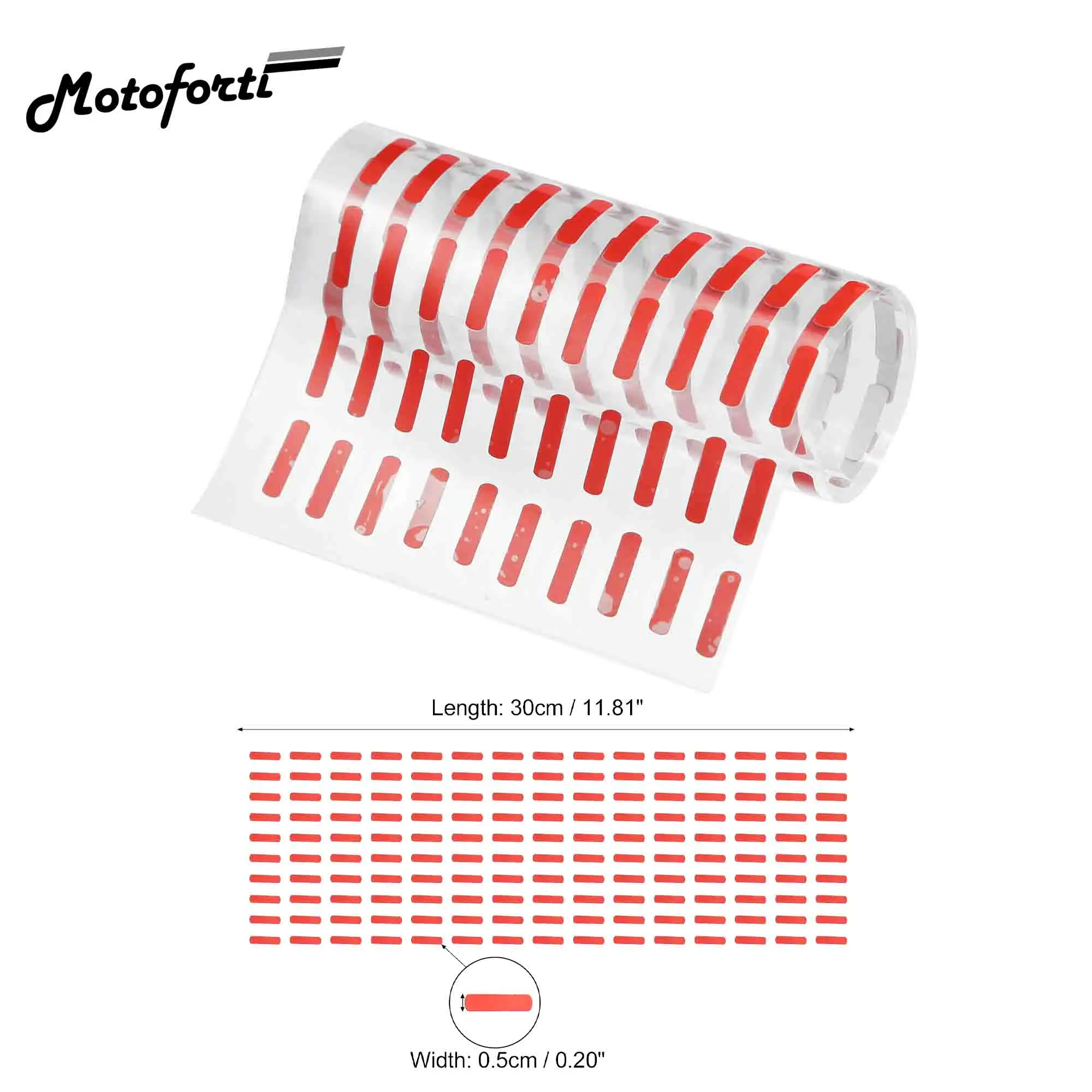 

Motoforti 10 шт. 30 см 11,81 дюйма Водонепроницаемая Светоотражающая клейкая лента для корпуса предупреждающая лента ПВХ инструмент для украшения в...