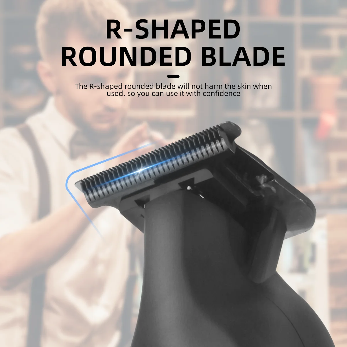 Аккумуляторная машинка для стрижки волос 1200 мАч