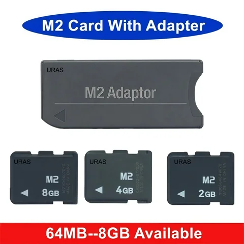 aotedata карты памяти M2 64МБ-8ГБ + адаптер для PSP