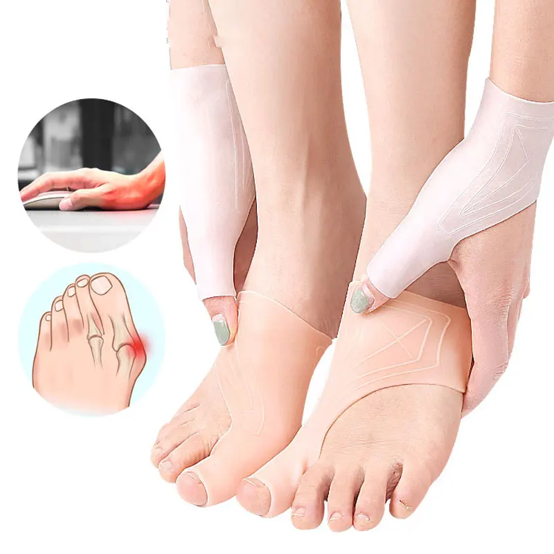 

Силиконовый корректор бурсита, разделитель большого пальца ноги, корректор вальгусной деформации большого пальца, безопасный для спорта, м...