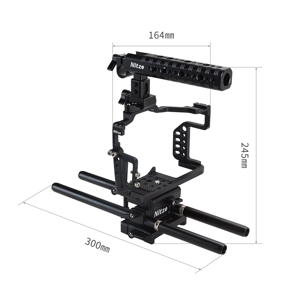 

NITZE CAMERA CAGE KIT FOR PANASONIC GH4/GH5/GH5S - PTK01