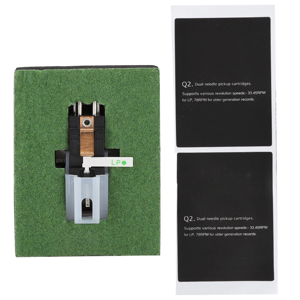 

Ruby and Sapphire Dual Needle Stereo Stylus Turntable Cartridge Accessory dual dual dual