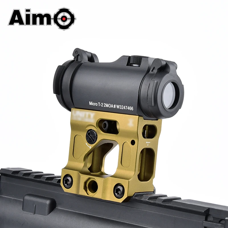 

Tactical Unit New Scope Mount Base T1 T2 H1 H2 M5 G33 G43 556 558 Fit Picatinny Rail Airsoft Hunting Weapon Magnifier Sight Base