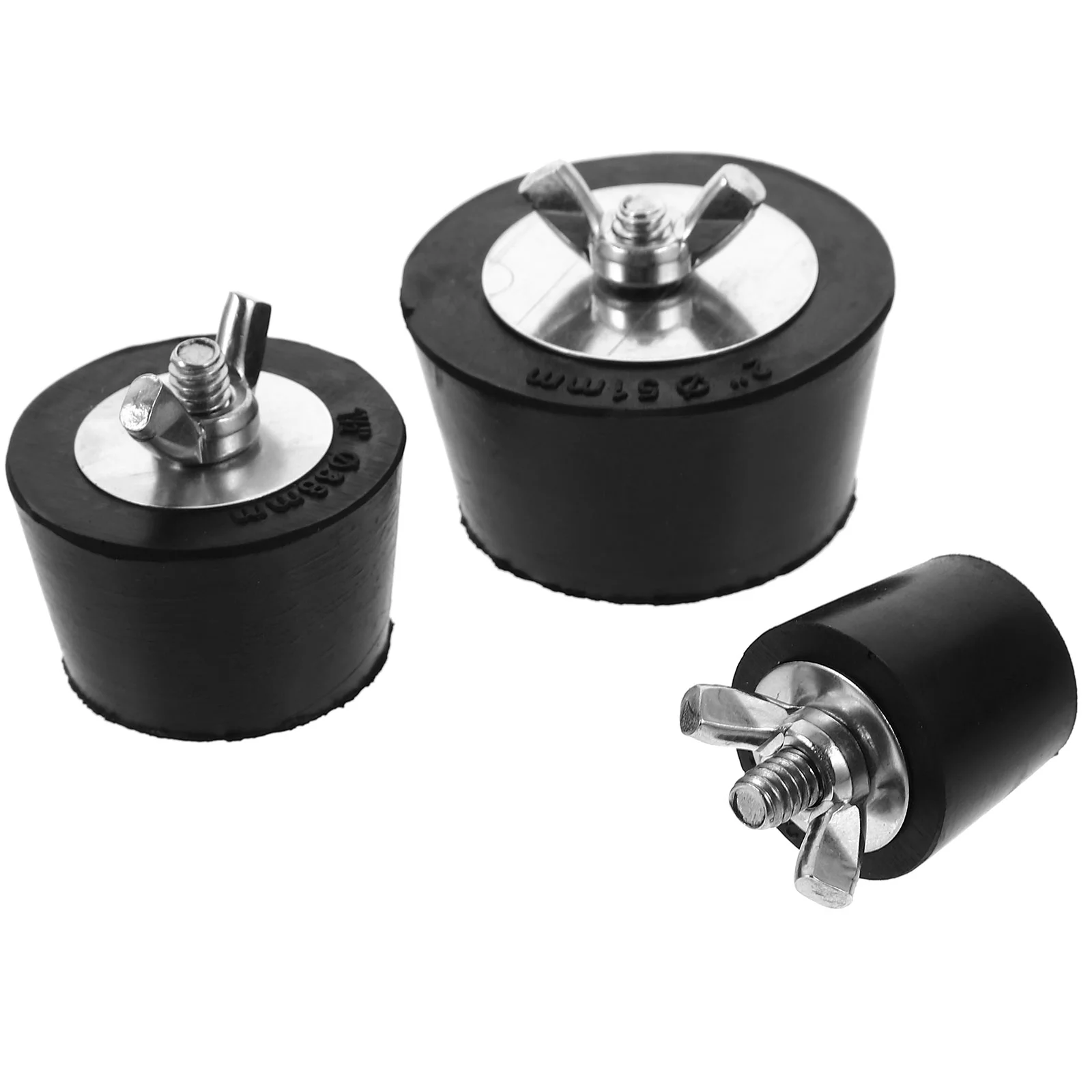 

3 Pcs Pipeline Pool Supplies Outdoor Spa Return Plug Swimming Replacement Plugs Winter Expansion Rubber Stoppers