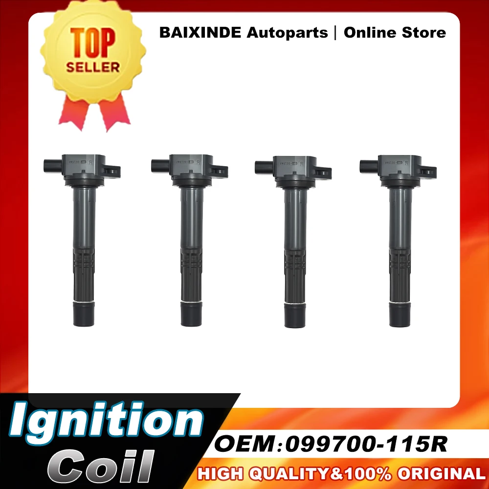 

1/4 PCS OEM 099700-115R 30520-PNA-007 Ignition Coil For Honda CR-V Odyssey Stream Civic Accord, Acura RDX Accessories