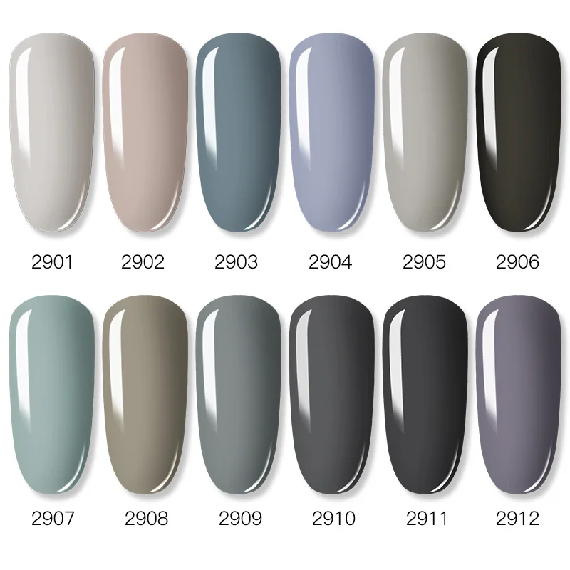 Rosalind Brown Gray Series Nail Polish For Art Soak Off Flavorless Semi Permanent Varnish Lacquer Need UV Lamp Gel | Красота и