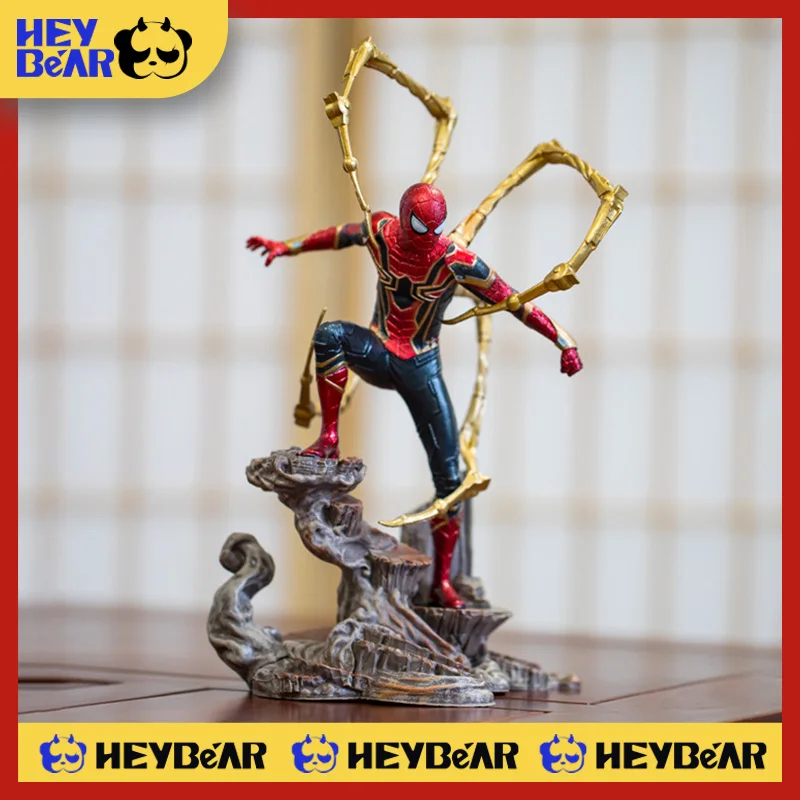 

Avengers Infinity War Iron Spiderman Figure 28cm Action Figurine PVC Statue Doll Collectible Model Decoration Toys Kids Gift