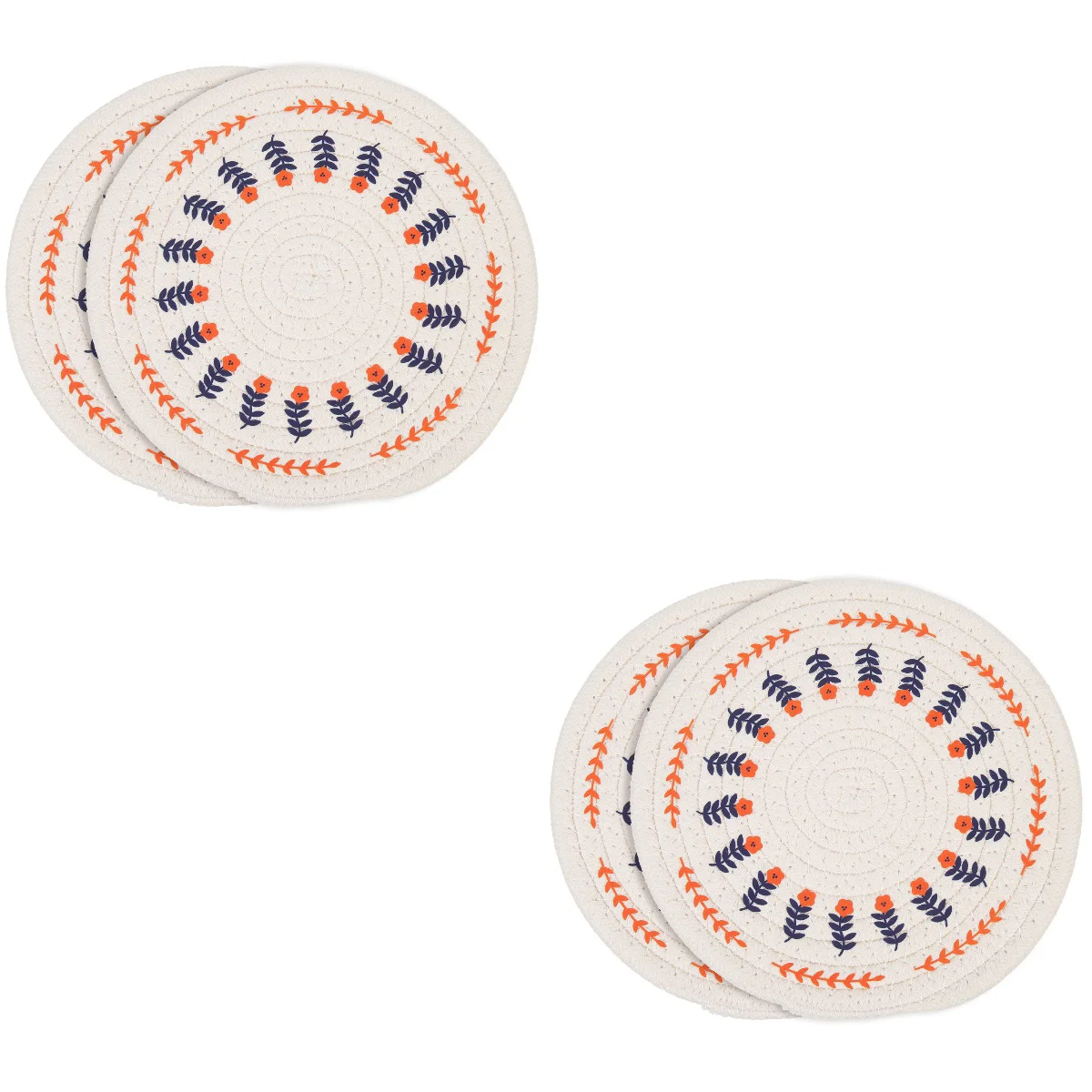 

4 Table Mats For Kitchen Decor Dining Table Heat-resistant Placemat Dining Table Decor for Home Kitchen Decor