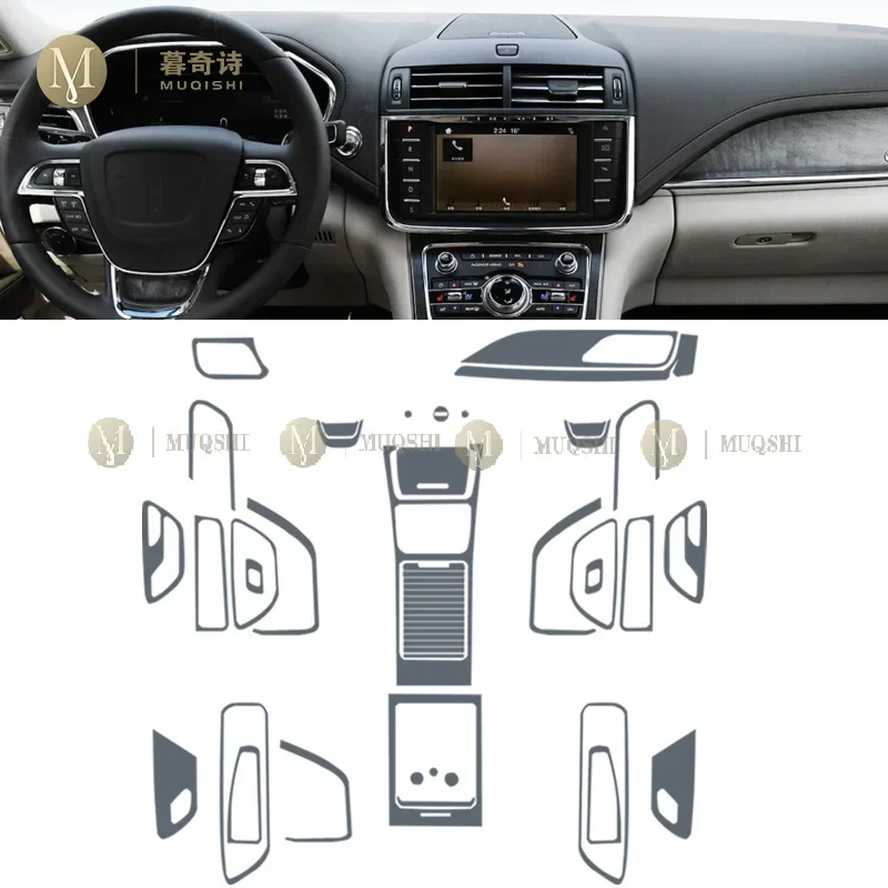 Для Lincoln Continentai 2019-2022 защитная пленка для салона автомобиля прозрачная