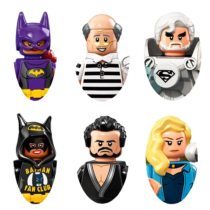

DC Anime Bricks Batwoman Afu Butler General Sade Black Silk Jinque Building Blocks Action Mini Figures Assembly Toys Kids Gifts
