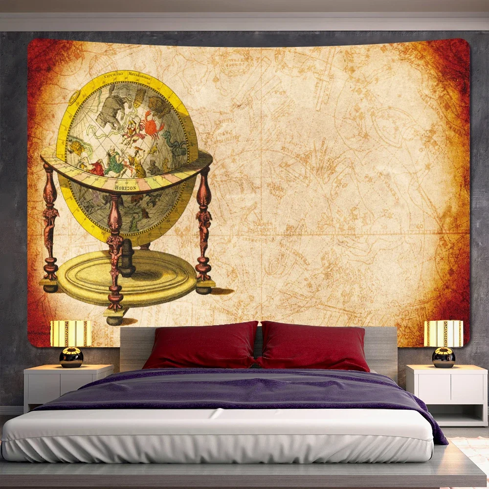 Гобелен для домашнего декора украшение на стену в стиле хиппи с принтом солнца