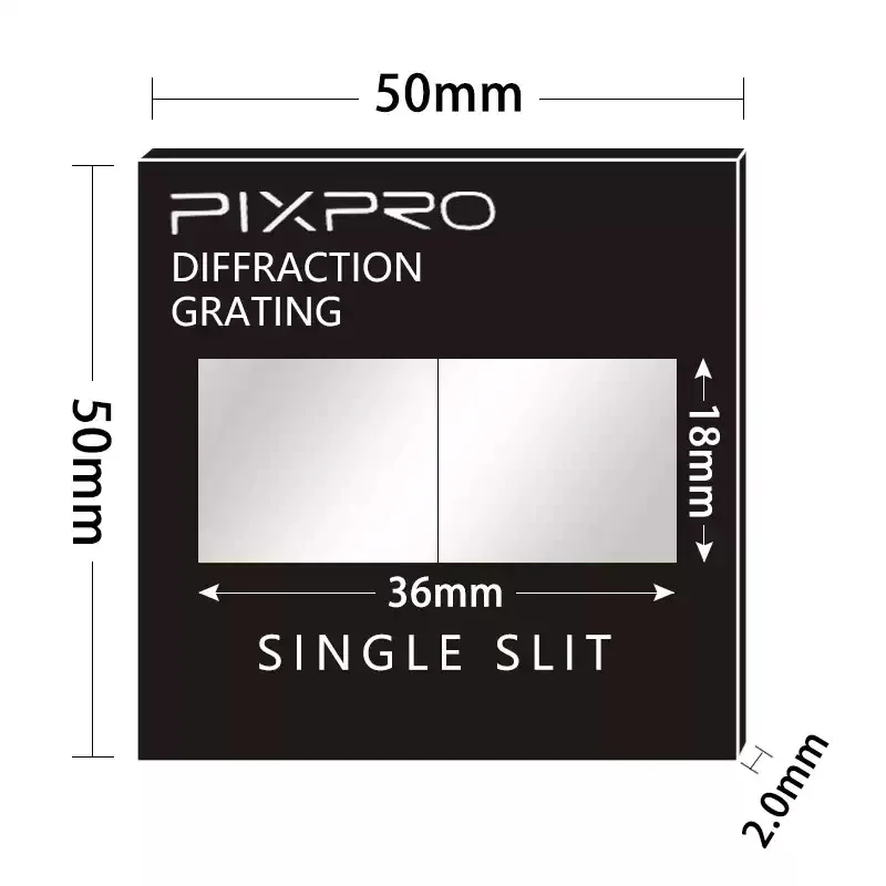 

Одноствольные дифракционные решетки Guayum 50x50 мм