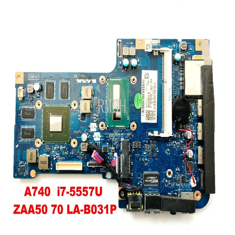 

LA-B031P for Lenovo A740 All-In-One AiO27 Inch Laptop Motherboard SR26E i7-5557U CPU ZAA50 Tested 100% Good Free Shipping