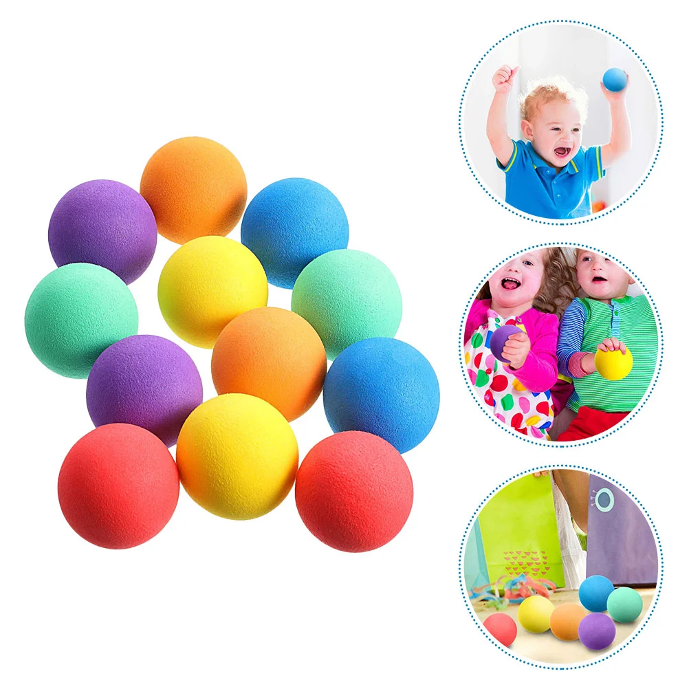 

24 Pcs Eva Sponge Ball Stress Balls Relax Toys Refill Colorful Kids Child Plaything Mini Relief