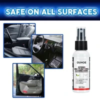 3050ml car interior cleaner safe auto roof instrument auto leather clean dressing cleaner with fabric plastic for e6v5