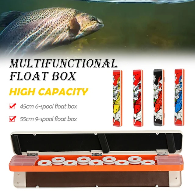 Рыболовные поплавковые коробки, 3-уровневая рыболовная доска для Намотки лески, коробка для хранения крючков, многофункциональный чехол для хранения, аксессуары для рыболовных снастей 3