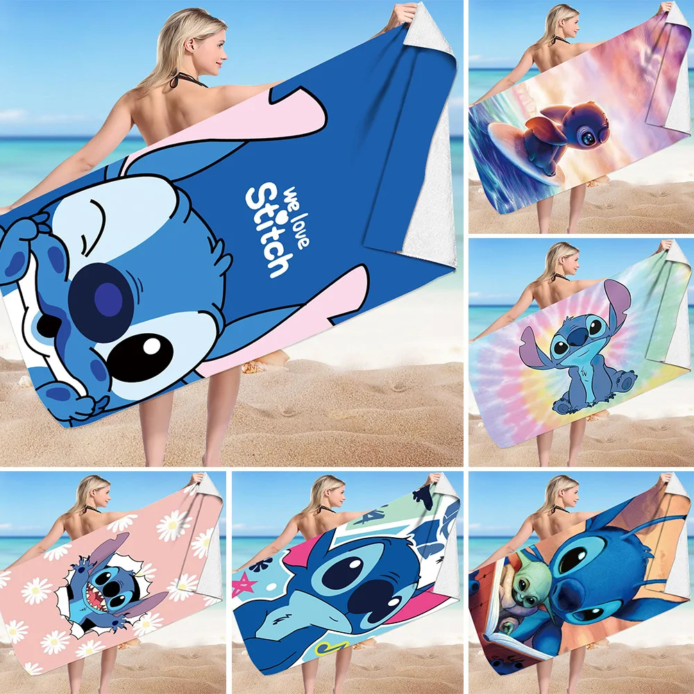 Baby Swimming Beach Towel Soft Absorbent Washcloth 150*75cm 