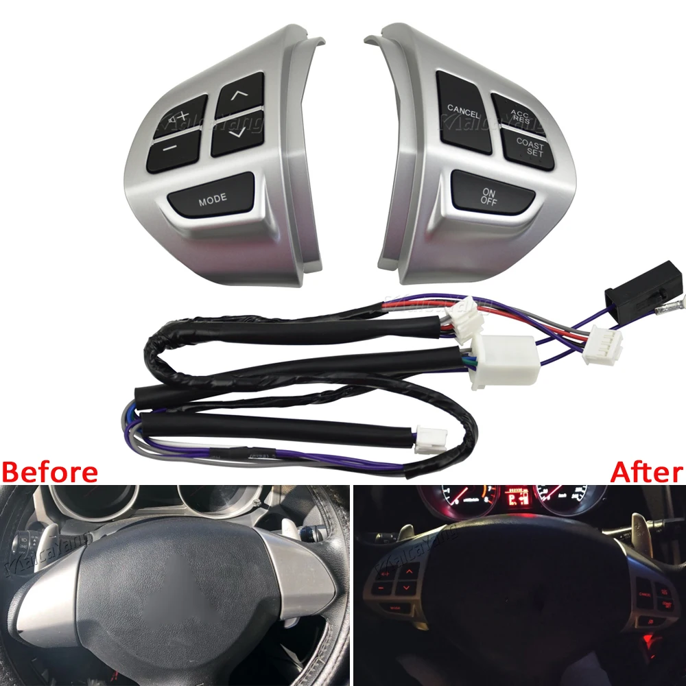 Car Accessories Wheel Audio Control Switch Button For Mitsubishi ASX Lancer Outlander RVR Pajero Sport 8701A087 8602A008 1