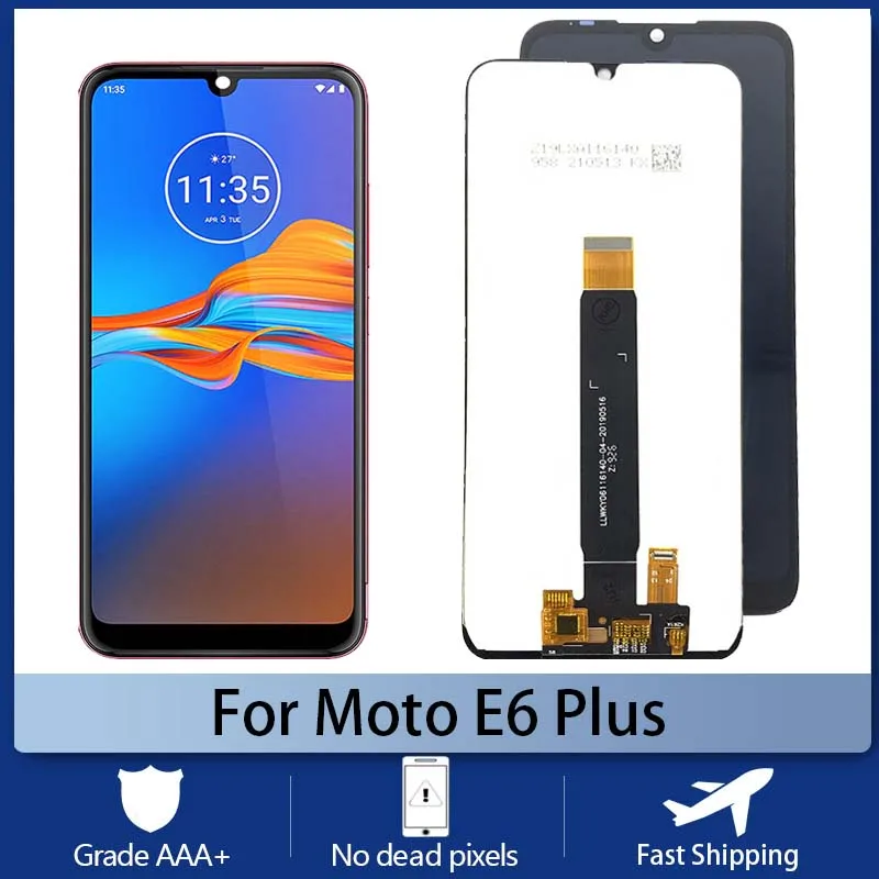 Оригинальный ЖК-дисплей для Motorola Moto E6 Plus мобильный телефон Screen Tela E6 Plus сенсорный экран дигитайзер в сборе Запасная часть