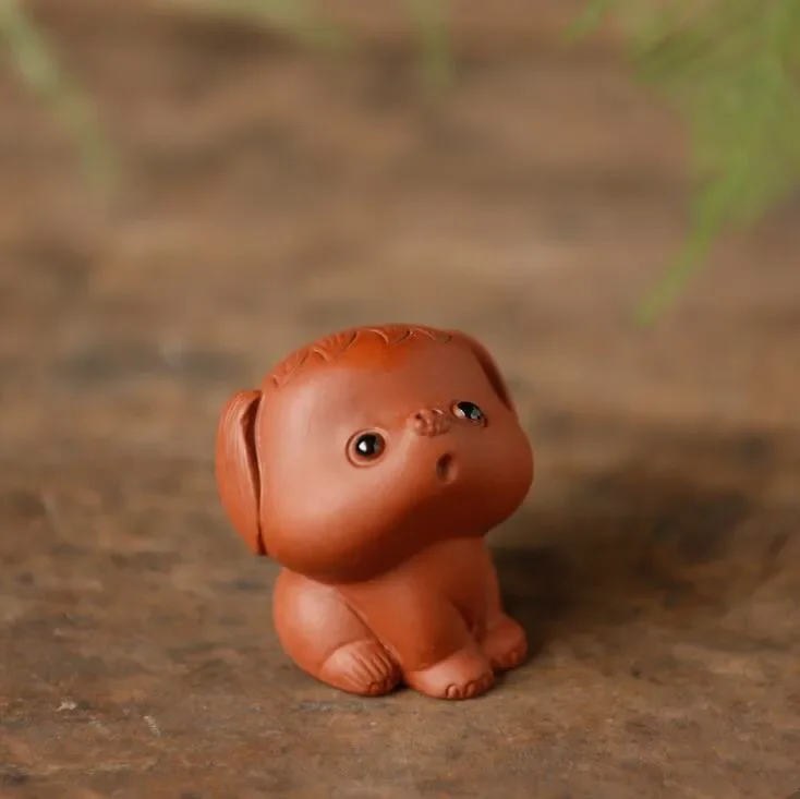 

Мини-фигурки для чаепития из фиолетовой глины JINGDE TEA SET