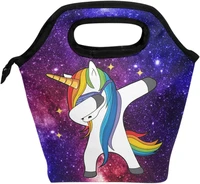 lunch bag tote bag lunch bag for women unicorn galaxy lunch box insulated lunch container soft cooler cooling tote bags