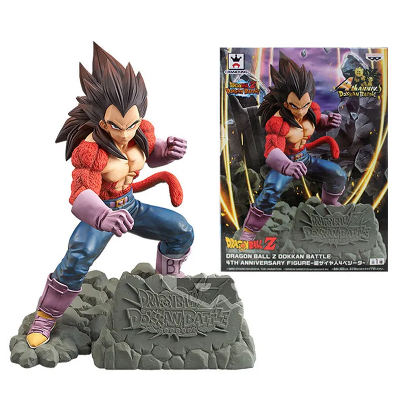 

15CM Dragon Ball Super Vegeta Anime Figure PVC Super Saiyan 4 Action Figurine Battle Brinquedos DBZ Juguetes Toys Dolls