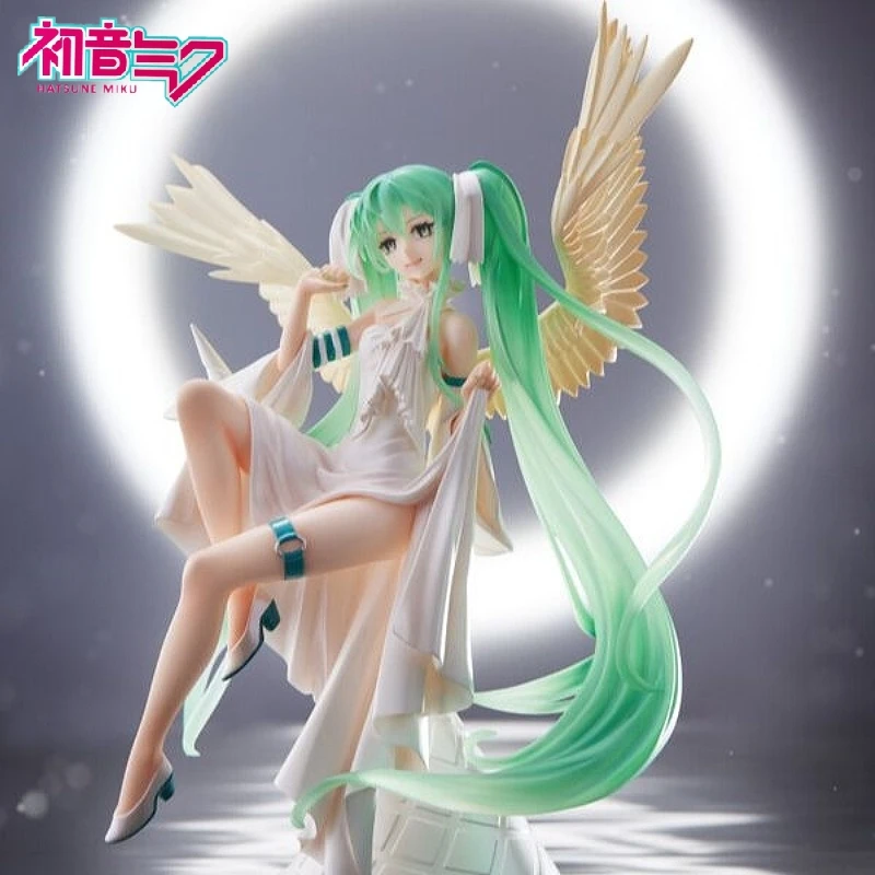 

In Stock Original Furyu Vocaloid Furyu Hatsune Miku Tenitol Light Dark Angel Devil Pvc Action Figure Collection Model Doll Toys