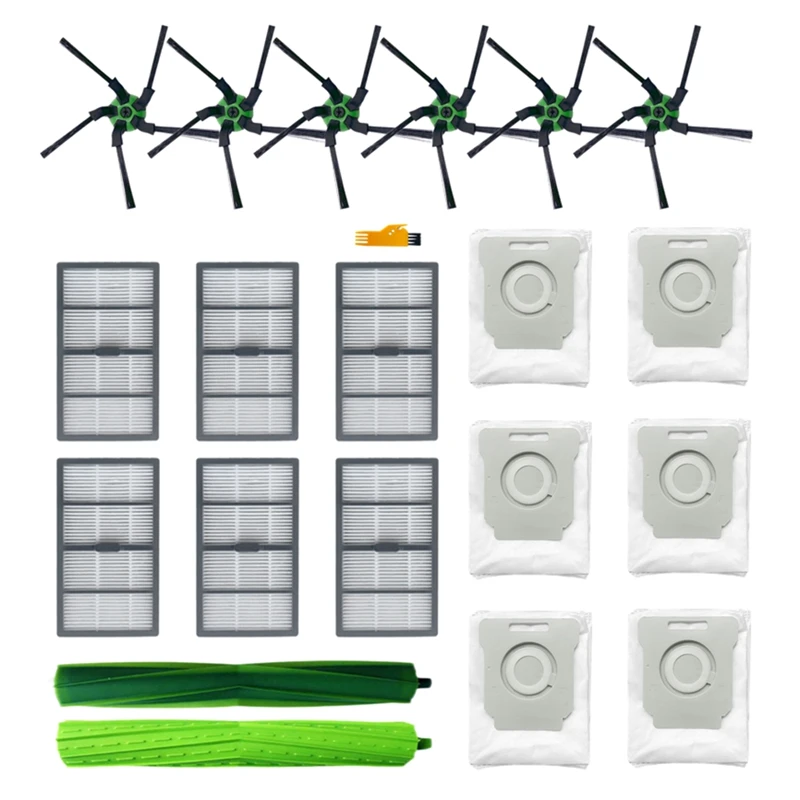 

For Irobot Roomba S9 (9150) S9+ S9 Plus (9550) S Series Robot Cleaner Main Brush Side Brush Filter Dust Bags Parts Kit