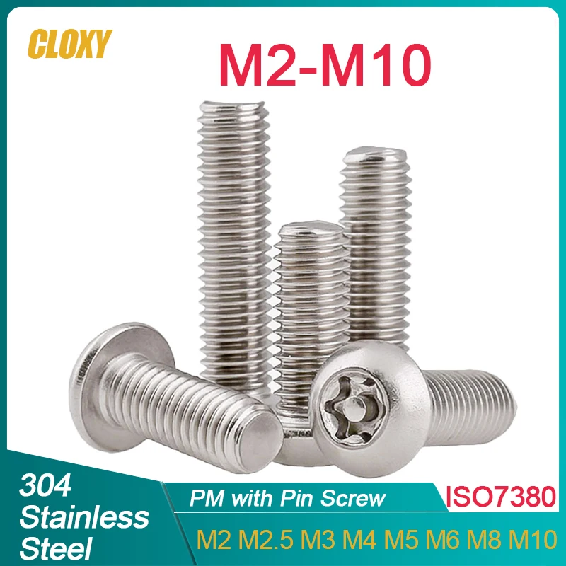 

CLOXY Торкс винты из нержавеющей стали 304 M2-M10