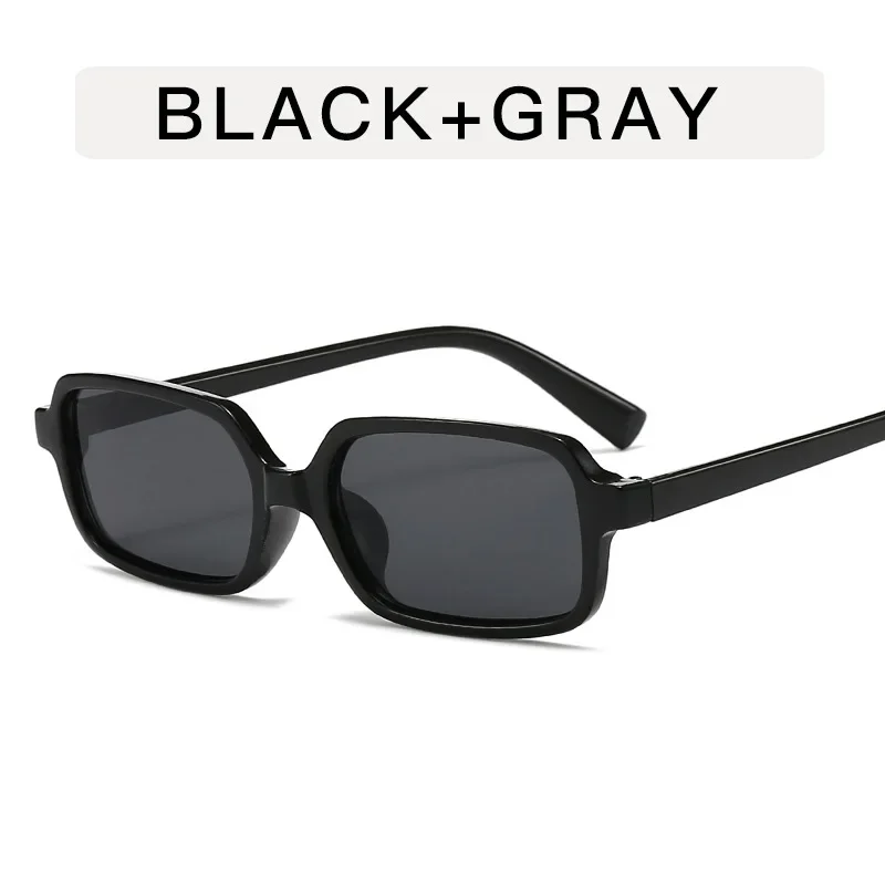 OVOYAN квадратные маленькие солнцезащитные очки женские модные ретро 2024