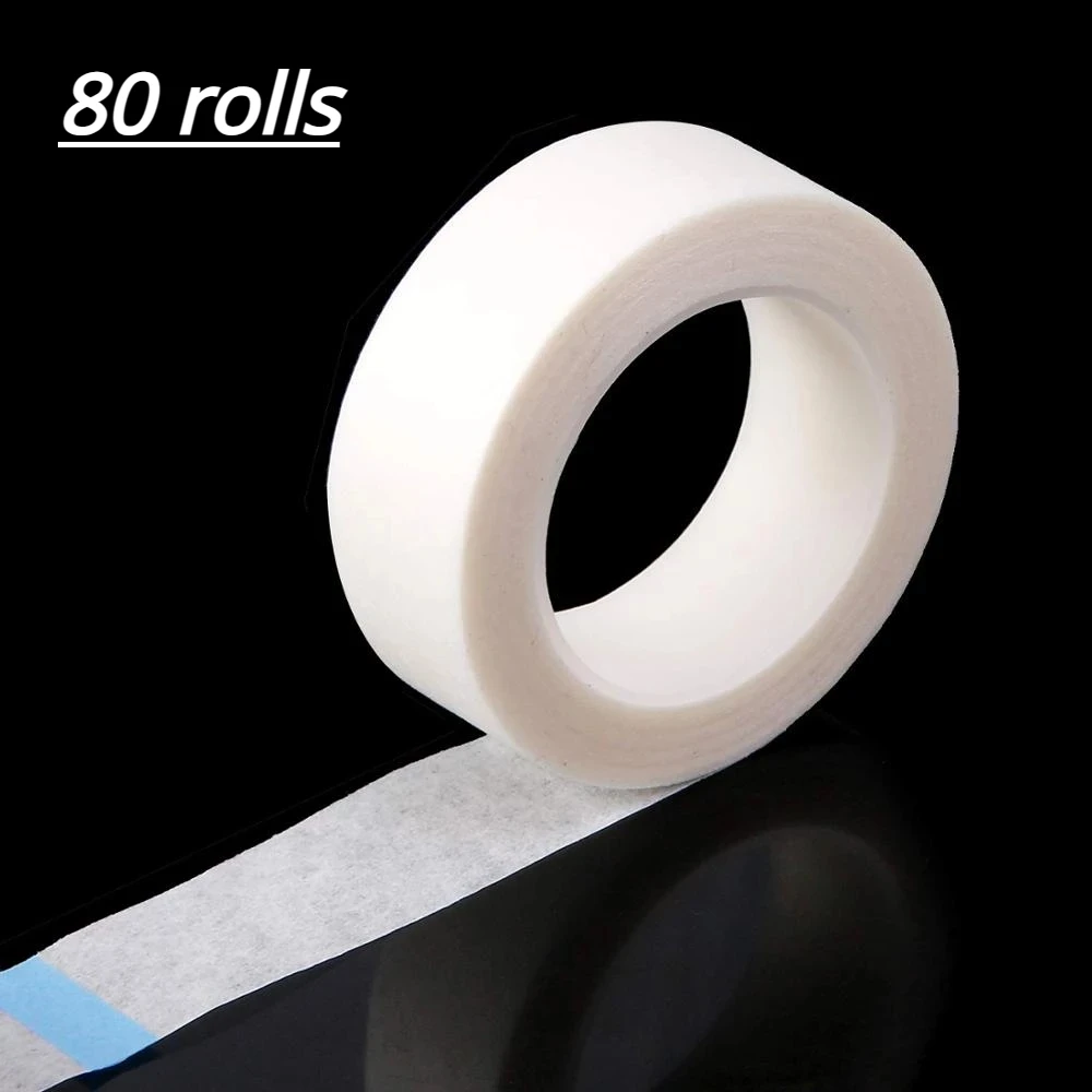 80 шт. дышащая Нетканая ткань клейкая лента под глаза бумажная для накладных
