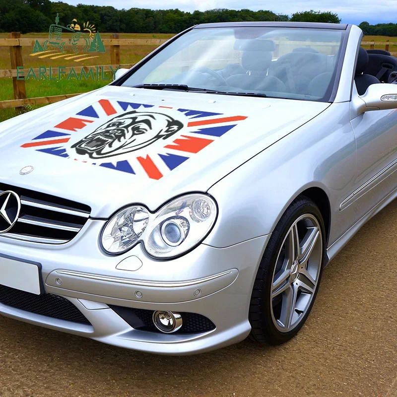 EARLFAMILY 43 см x 32 3 для Великобритании-бульдог графика креативные автомобильные