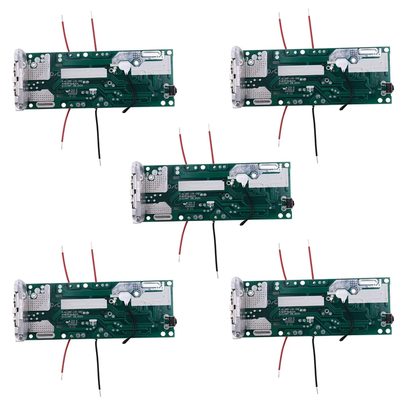 

5X Li-Ion Battery Charging Protection Circuit Board PCB For Ryobi 20V P108 RB18L40 Power Tools Battery
