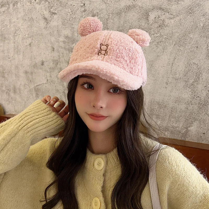 Официальный флагманский магазин Jiao Xia плюшевый чепчик детская осенне-зимняя