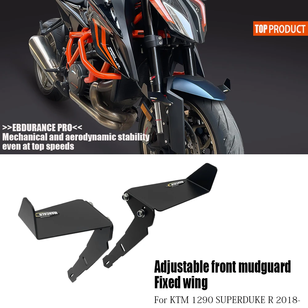 Переднее фиксированное крыло мотоцикла улучшенное aerodynamic fin для KTM 1290 SUPER DUKE R с 2018
