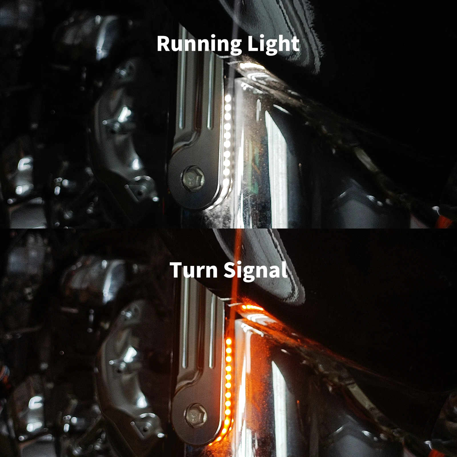 2xmotorcycle передняя светодиодный вилка поворотники светильник кронштейн для Harley