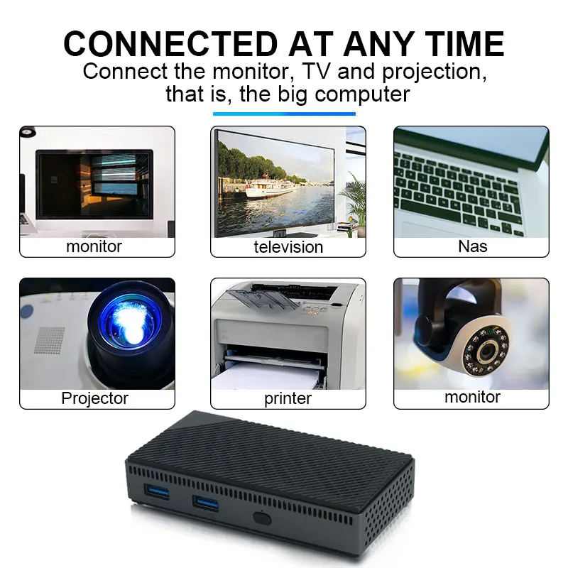 ZX02 четырехъядерный процессор Intel Gemini Lake N4100 Windows 10 мини-ПК 6 ГБ 256 SSD-накопитель