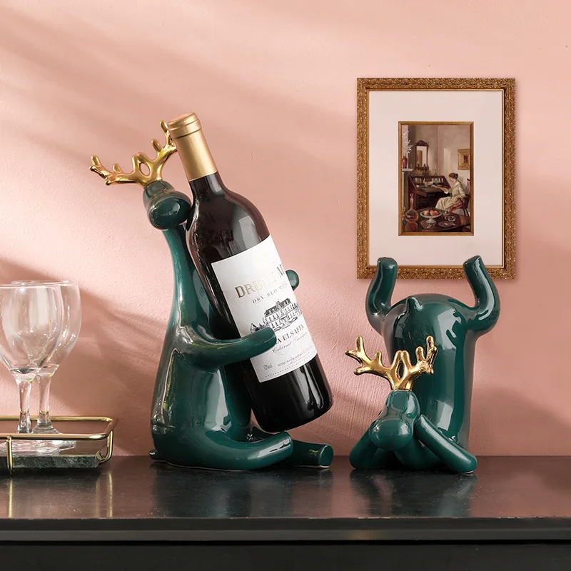 Light Luxury Wine Rack Decoration Living Room Home Red Glass Holder Moving into the New House Creative Cabinet Decorat