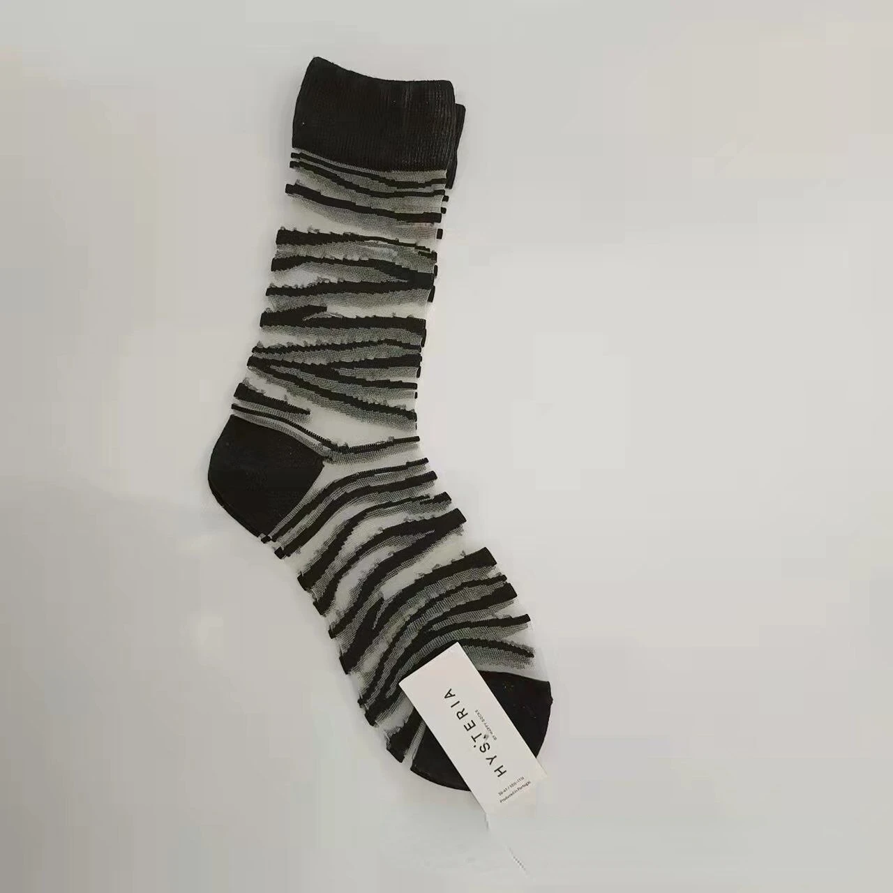 1 Pair Thin Transparent Sock Breathable Summer Women Printing   Sweet Cute Style Comfortable Elastic Short Socks Unisex Socks