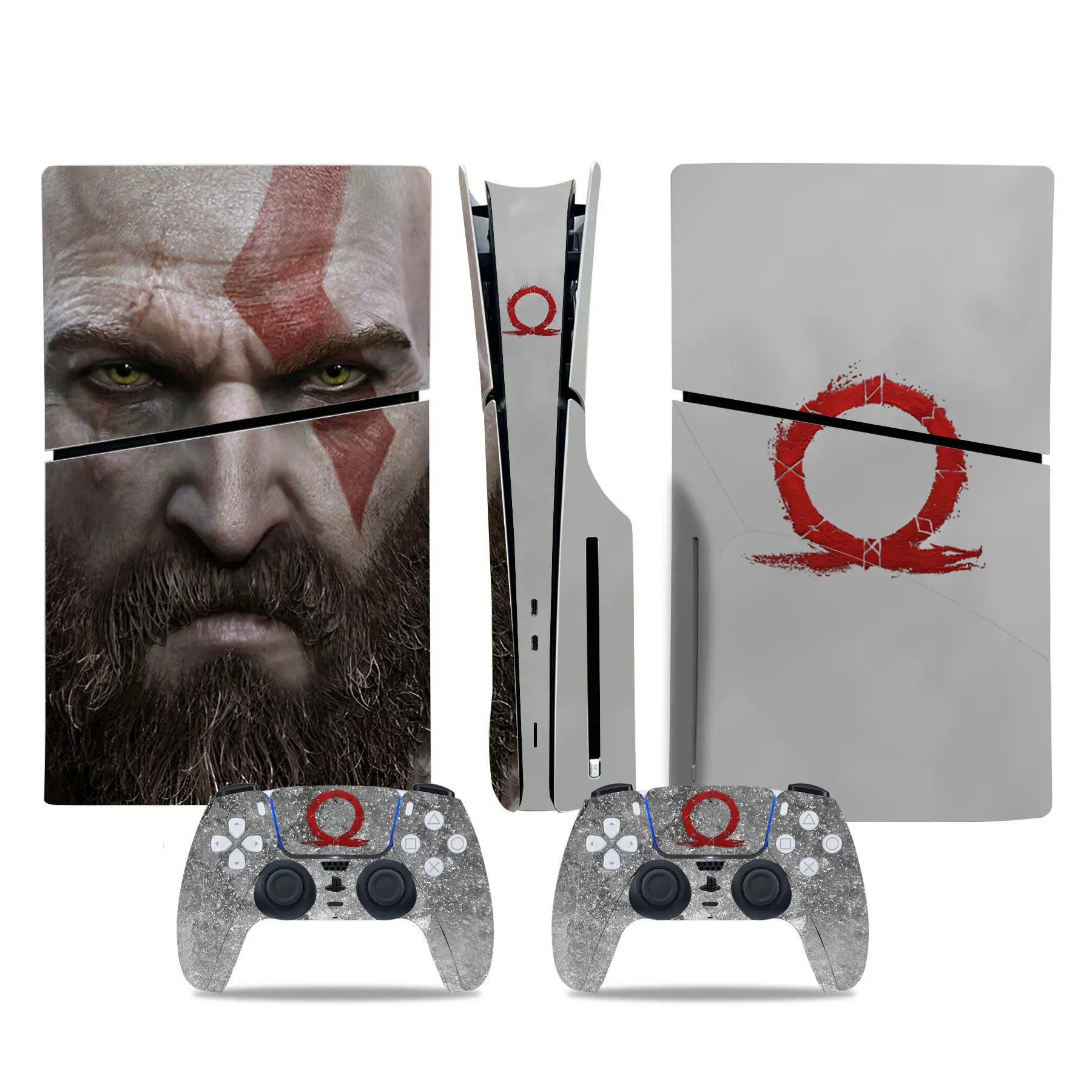 Виниловый стикер с надписью God of War PS5