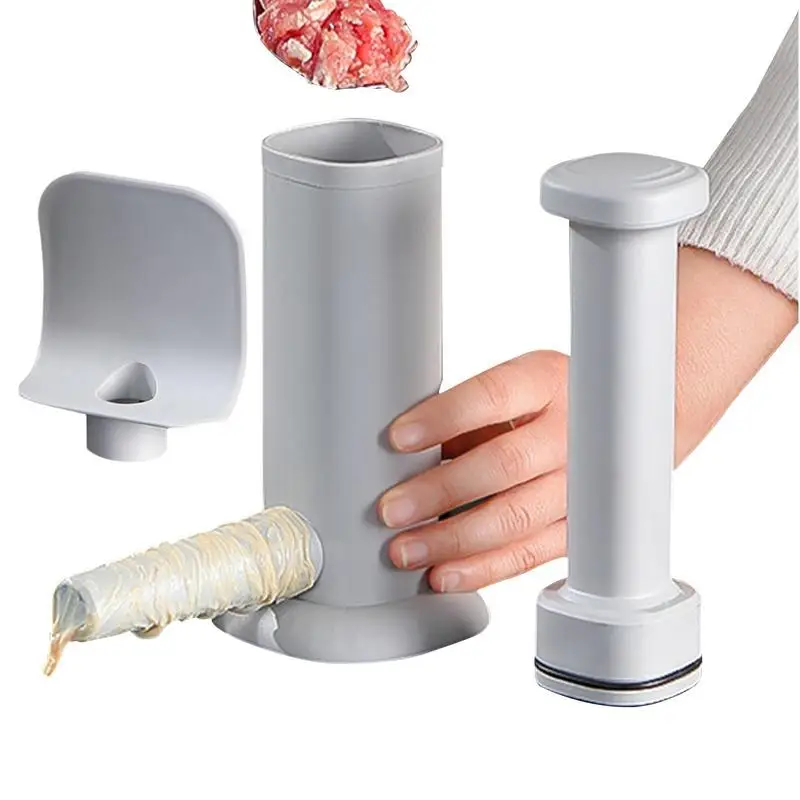 

2 In 1 Meatball Maker Vertical Sausage Stuffer Homemade Sausage Tool Dual Use Sausage Meatball Tool Sausage Meatball Filler