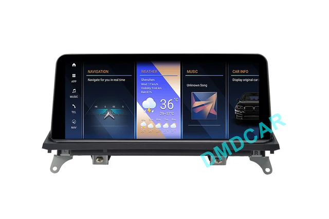 Android 12 Snapdragon Car Multimedia Player GPS Navigation For BMW X5 E70 F15/X6 E71 F16 2007-20176 Radio Stereo Video 2