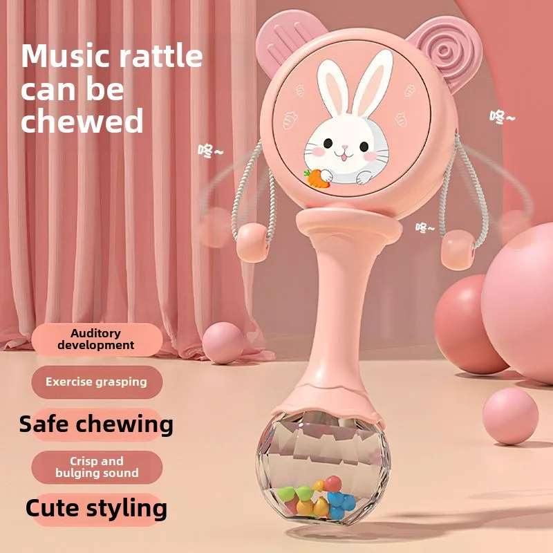 Kawaii новый стиль милый детский погремушка для новорожденных гношащий клей зубов