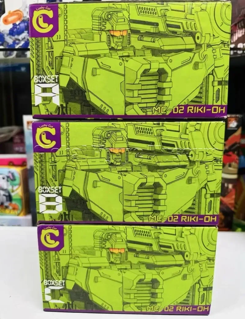 Фото В наличии: Lucky Cat Transformation MICRO COSMOS MC-02 RIKI-OH Destroyer, полный комплект, подвижная модель робота, коллекционный подарок №3