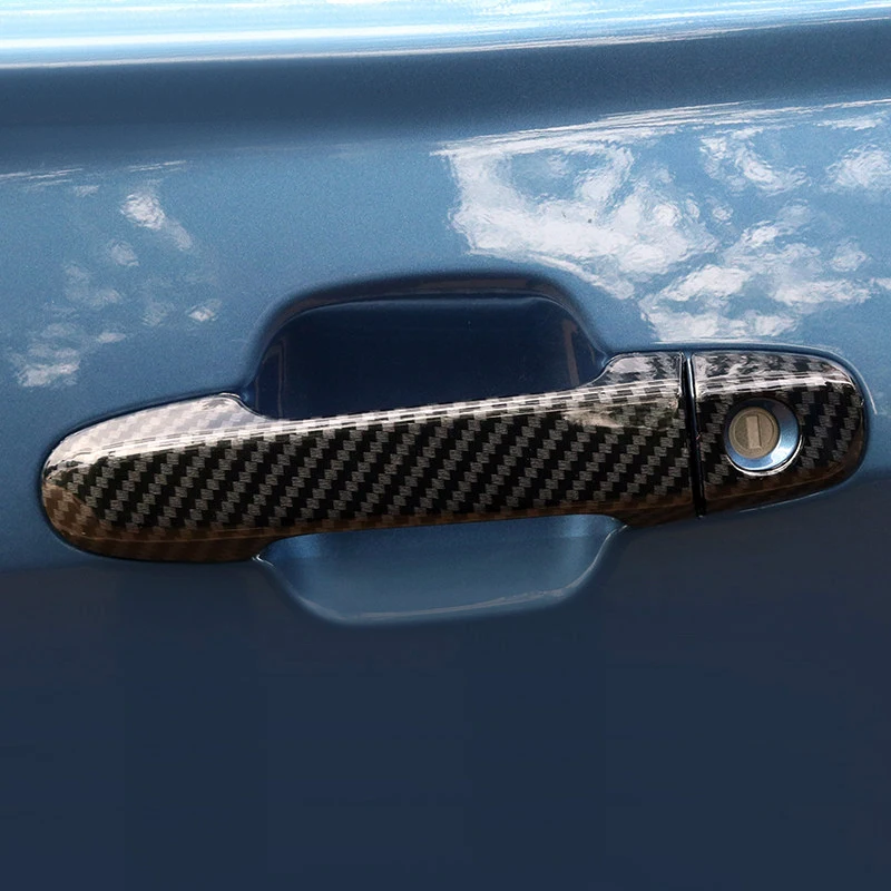 Фото Для Subaru Crosstrek 2024 2025 ABS внешняя умная дверная ручка накладки крышка отделка внешние автомобильные аксессуары 8 шт. №5