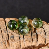 green crystal popping crystal scattered beads diy handmade beading accessories green round beads