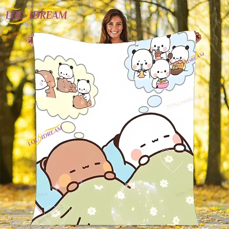 

Мягкое плюшевое одеяло Bubu и Dudu, фланелевое одеяло, покрывало для гостиной, спальни, кровати, дивана, пикника, для детей, для пикника